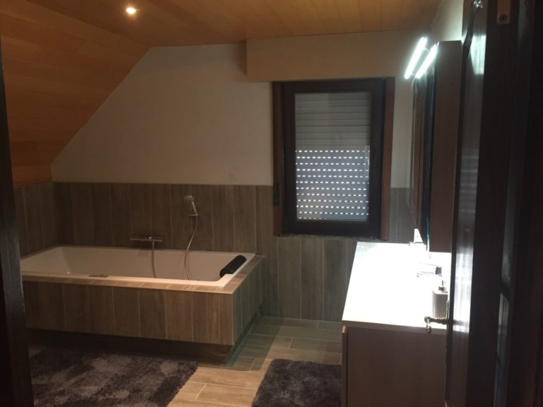 Renovatie van een badkamer